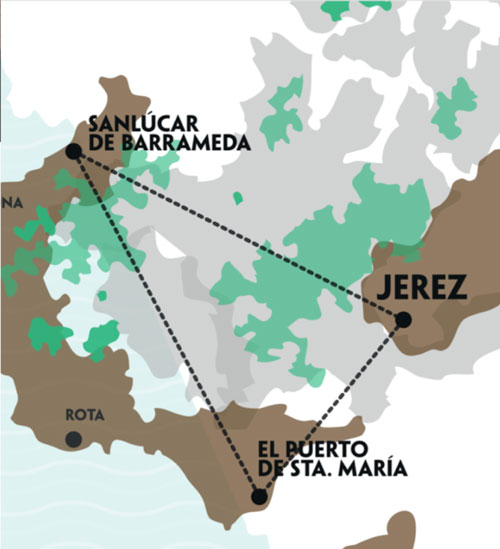Mapa del Marco de Jerez