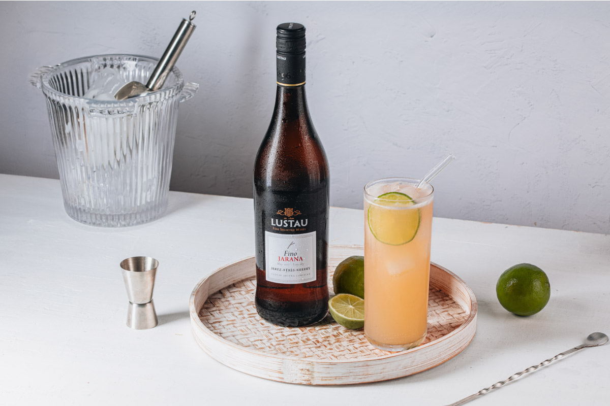 Cóctel Paloma con Sherry Fino